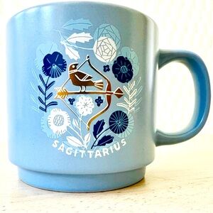 Zodiac Astrology Light Blue Mug Sagittarius